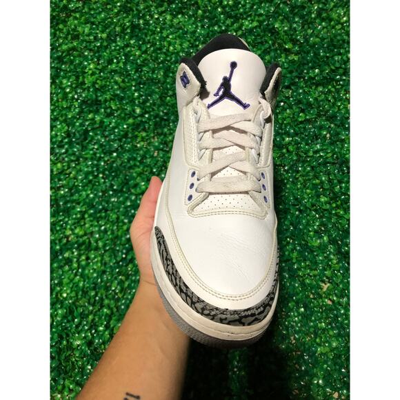 Air Jordan Retro 3 Dark Iris Size 12 with Box CT8532-105 - Picture 6 of 11
